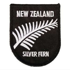 New Zealand Silver Fern Iron On Patch